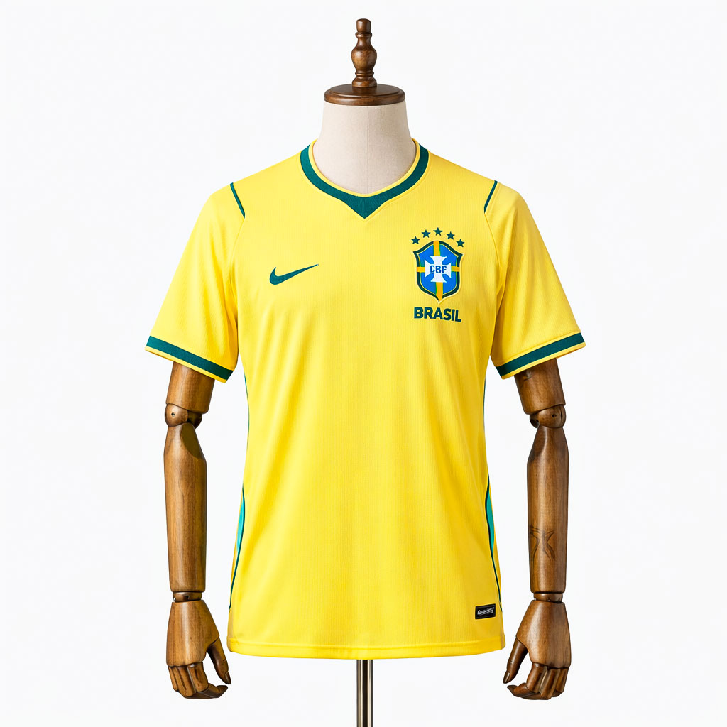 Camisa Brasil 2026 Inspirada 1970 Amarela CAMIS7A